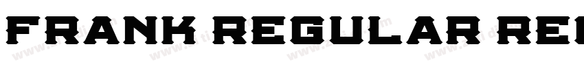 Frank Regular Regula字体转换